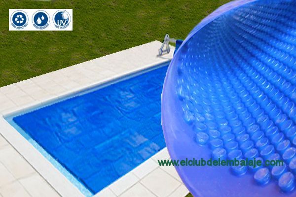 16 millas Poweka Manta aislada de burbujas para spa y baño de remolino 183 x 183 cm manta solar para piscina térmica 