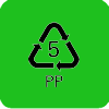  Articulo Reciclable fabricado con polipropileno PP 