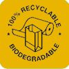  Cartón 100% Reciclable y Biodegradable 
